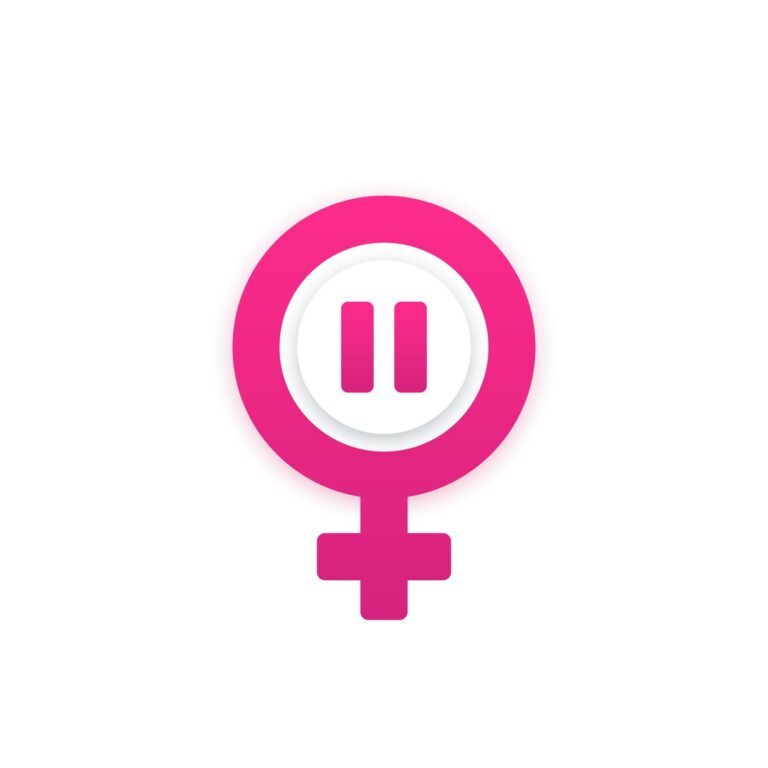 4806152 menopause icon on white vector design vectoriel
